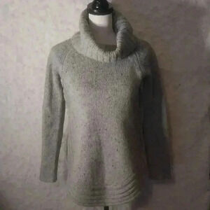 Cynthia Rowley Gray Wool Blend Sweater with Side Zipper Size XS